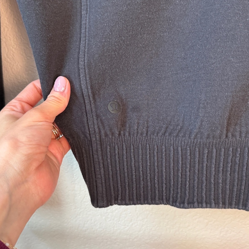 Lululemon Zip-Up Jacket Fitted Black size 8 Medium - Picture 7 of 11